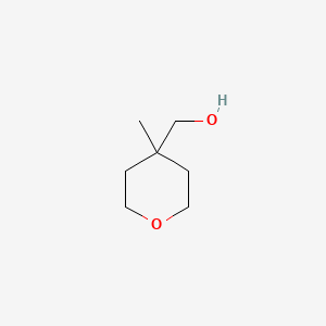 Chemical structure of (4-Methyloxan-4-yl)methanol