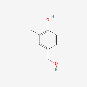Chemical structure of 4-(Hydroxymethyl)-2-methylphenol