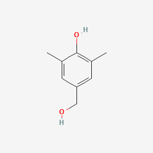 Chemical structure of 4-(hydroxymethyl)-2,6-dimethylphenol
