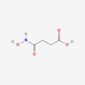 Chemical structure of 4-(Hydroxyamino)-4-oxobutanoic acid