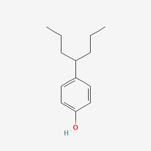 Chemical structure of 4-(Heptan-4-yl)phenol