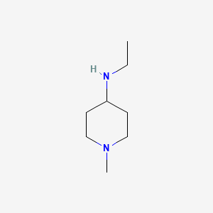 Chemical structure of 4-(Ethylamino)-1-methylpiperidine
