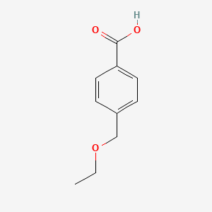 Chemical structure of 4-Ethoxymethyl-benzoic acid