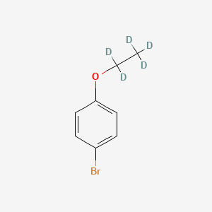 Chemical structure of 4-(Ethoxy-d5)bromobenzene
