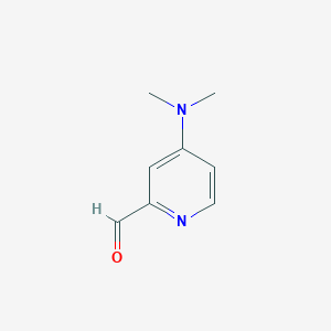 Chemical structure of 4-(Dimethylamino)picolinaldehyde