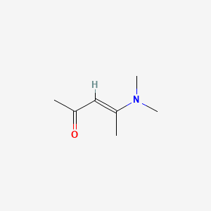 Chemical structure of 4-(Dimethylamino)pent-3-en-2-one