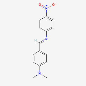 Chemical structure of 4'-(Dimethylamino)benzylidene-4-nitroaniline