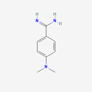 Chemical structure of 4-(Dimethylamino)benzimidamide