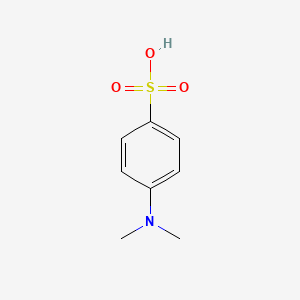 Chemical structure of 4-(Dimethylamino)benzenesulfonic acid