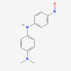 Chemical structure of 4-(Dimethylamino)-4'-nitrosodiphenylamine