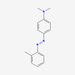 Chemical structure of 4-(Dimethylamino)-2'-methylazobenzene