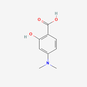 Chemical structure of 4-(Dimethylamino)salicylic acid