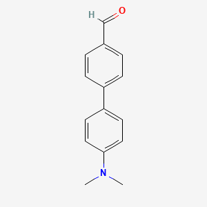 Chemical structure of 4-(Dimethylamino)-[1,1-biphenyl]-4-carbaldehyde