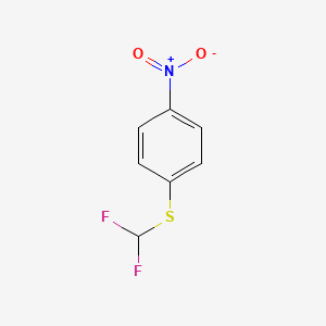 Chemical structure of 4-(Difluoromethylthio)nitrobenzene