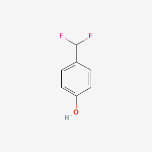 Chemical structure of 4-(Difluoromethyl)phenol