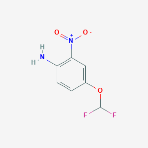 Chemical structure of 4-(Difluoromethoxy)-2-nitroaniline