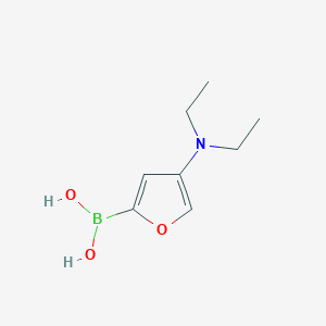 Chemical structure of 4-(Diethylamino)furan-2-boronic acid