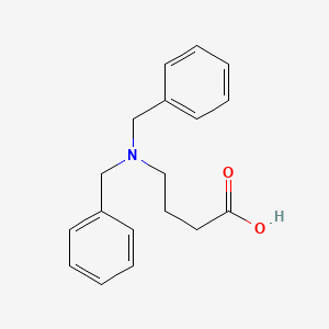 Chemical structure of 4-(Dibenzylamino)butanoic Acid