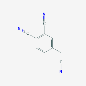 Chemical structure of 4-(Cyanomethyl)phthalonitrile