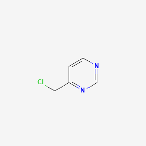 Chemical structure of 4-(Chloromethyl)pyrimidine