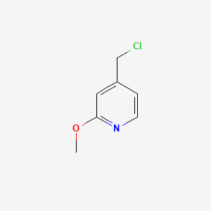 Chemical structure of 4-(Chloromethyl)-2-methoxypyridine