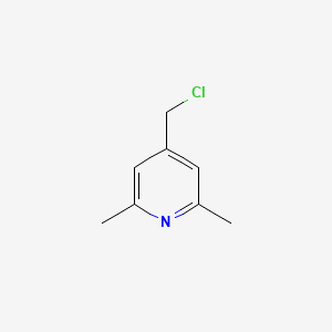 Chemical structure of 4-(Chloromethyl)-2,6-dimethylpyridine