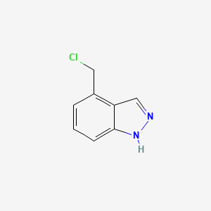 Chemical structure of 4-(Chloromethyl)-1H-indazole