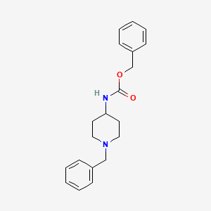 Chemical structure of 4-(Cbz-amino)-1-benzylpiperidine