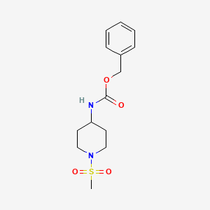Chemical structure of 4-(Cbz-amino)-1-(methylsulfonyl)piperidine