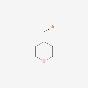 Chemical structure of 4-(Bromomethyl)oxane