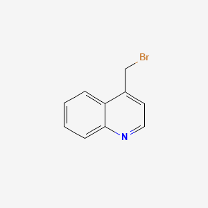 Chemical structure of 4-(Bromomethyl)quinoline
