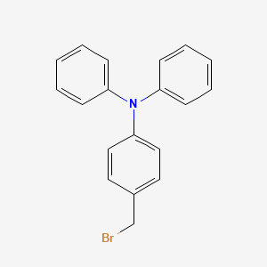 Chemical structure of 4-(Bromomethyl)-N,N-diphenylaniline