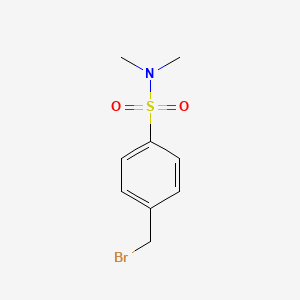 Chemical structure of 4-(Bromomethyl)-N,N-dimethylbenzenesulfonamide