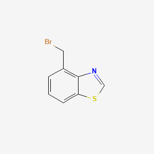 Chemical structure of 4-(Bromomethyl)benzo[d]thiazole