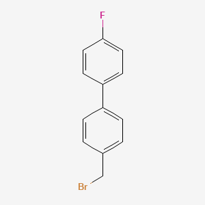 Chemical structure of 4-(Bromomethyl)-4'-fluoro-1,1'-biphenyl