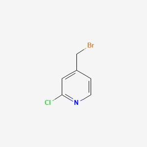 Chemical structure of 4-(BROMOMETHYL)-2-CHLOROPYRIDINE