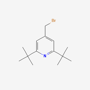 Chemical structure of 4-(Bromomethyl)-2,6-di-tert-butylpyridine