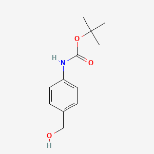 Chemical structure of Boc-4-aminobenzylalcohol