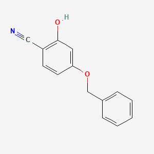 Chemical structure of 4-(Benzyloxy)-2-hydroxybenzonitrile