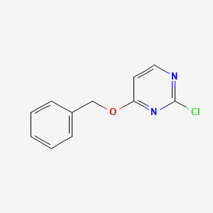 Chemical structure of 4-(Benzyloxy)-2-chloropyrimidine