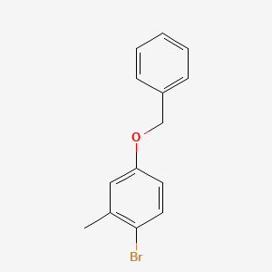 Chemical structure of 5-Benzyloxy-2-bromotoluene