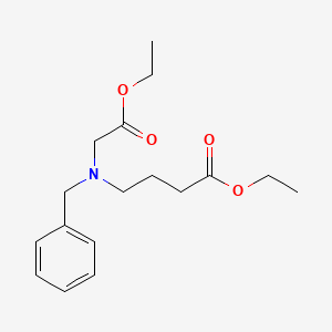 Chemical structure of Ethyl 4-(benzyl(2-ethoxy-2-oxoethyl)amino)butanoate