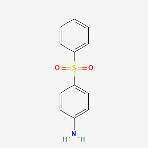 Chemical structure of 4-(Phenylsulfonyl)aniline