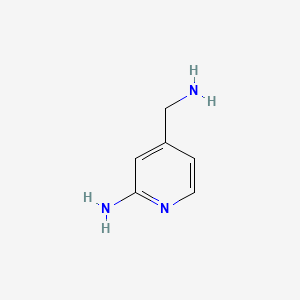 Chemical structure of 4-(Aminomethyl)pyridin-2-amine