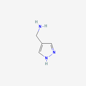 Chemical structure of 4-(Aminomethyl)pyrazole