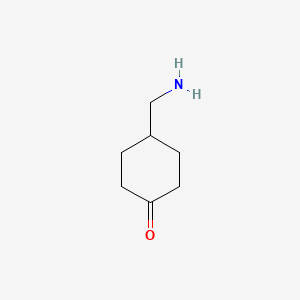 Chemical structure of 4-(aminomethyl)cyclohexanone