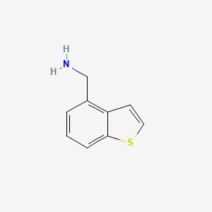 Chemical structure of 4-(Aminomethyl)benzo[b]thiophene