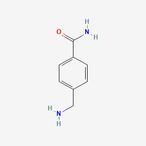 Chemical structure of 4-(Aminomethyl)benzamide