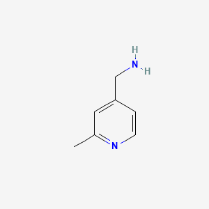 Chemical structure of 4-(Aminomethyl)-2-methylpyridine