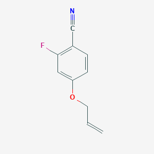 Chemical structure of 4-(allyloxy)-2-fluorobenzonitrile